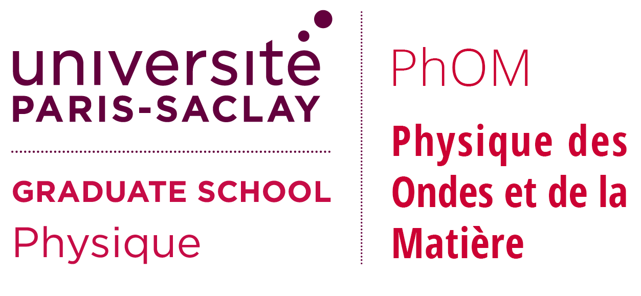 Graduate School: PhOM, Université Paris-Saclay
